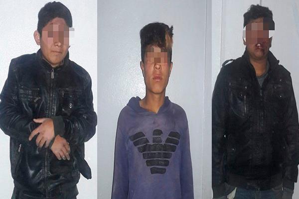 (VIDEO) Rescatan a presuntos ladrones de ser linchados en Moyotzingo