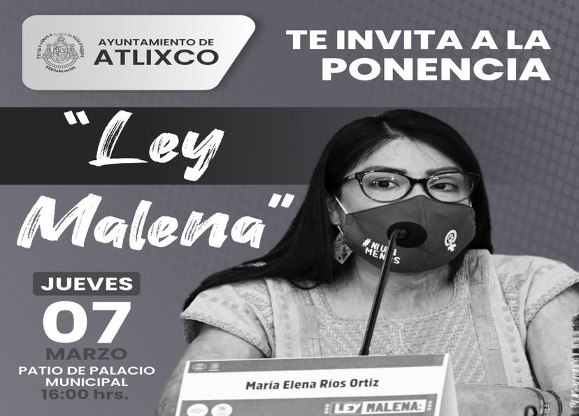 La activista Elena Ríos ofrecerá conferencia en Atlixco