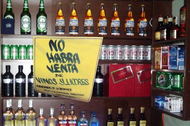 Ley Seca, a partir del sábado 5 al domingo 6 de junio por elecciones en Puebla