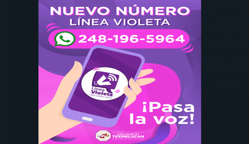 Hackean Línea Violeta de San Martín Texmelucan