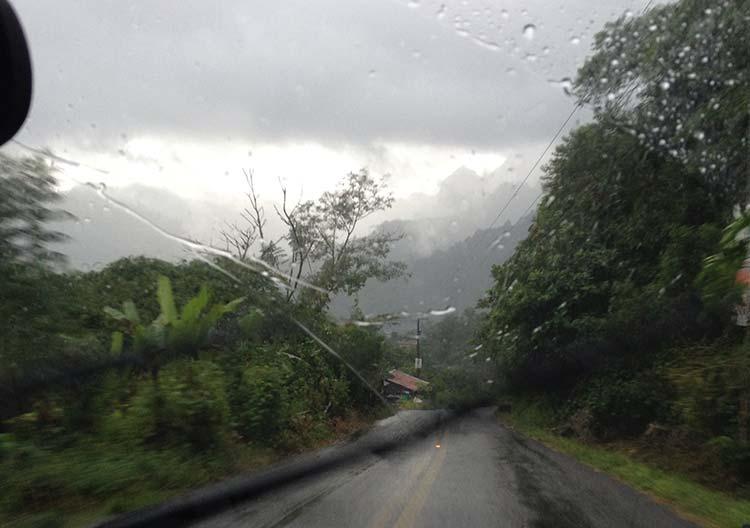 Se esperan lluvias en la Sierra Norte y Nororiental 