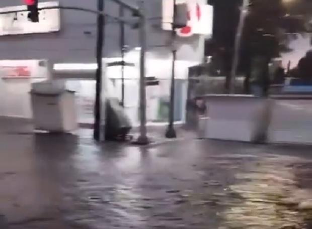 Emiten alerta roja por lluvias este lunes en la Ciudad de México