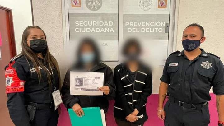 Hallan en San Pedro Cholula a menor extraviada originaria del Edomex