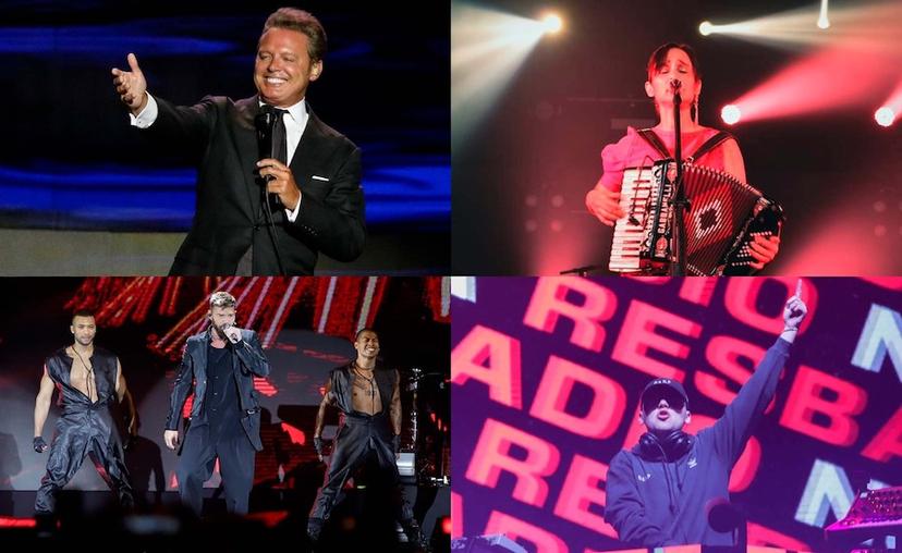 Luis Miguel, Ricky Martin hasta Bizarrap, los artistas internacionales que prendieron a Puebla en 2023