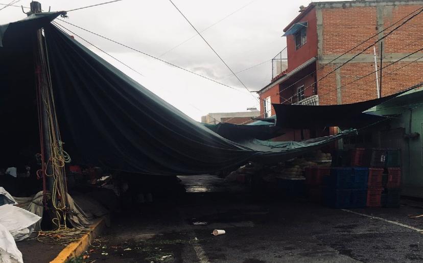 Lluvia de este lunes deja afectaciones en varias partes de Atlixco