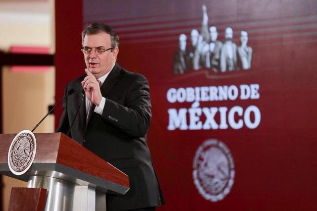 Ebrard asegura que naciones respaldan plan de empleos en otros países