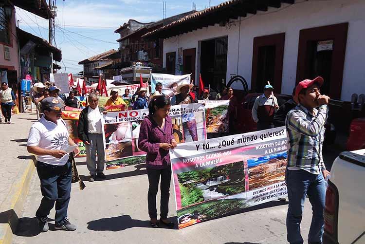 Exige MIOCUP en Zacapoaxtla liberación de opositores al Gasoducto Morelos