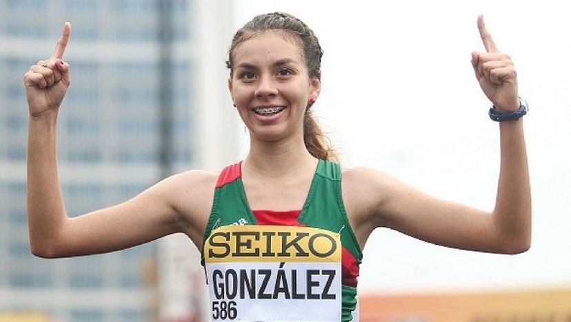 Alegna González debuta y llega en quinto lugar de la marcha 20 km