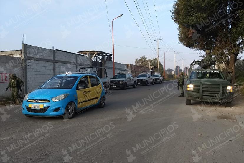 Marina prepara cateo en Texmelucan contra huachicol