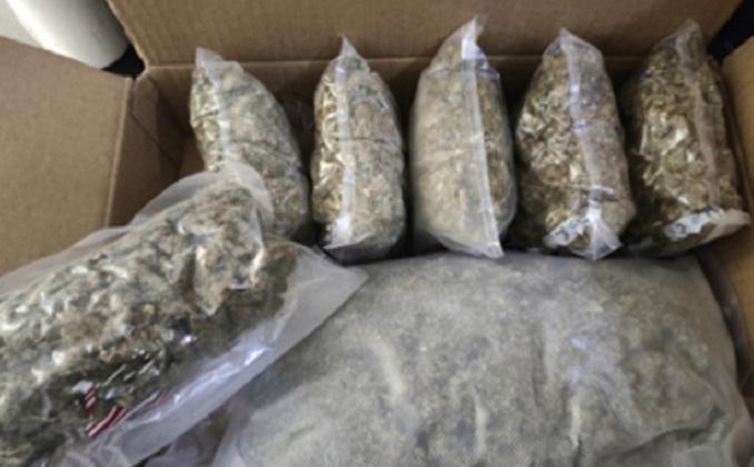 Descubren carga de marihuana enviada de Puebla a Cancún