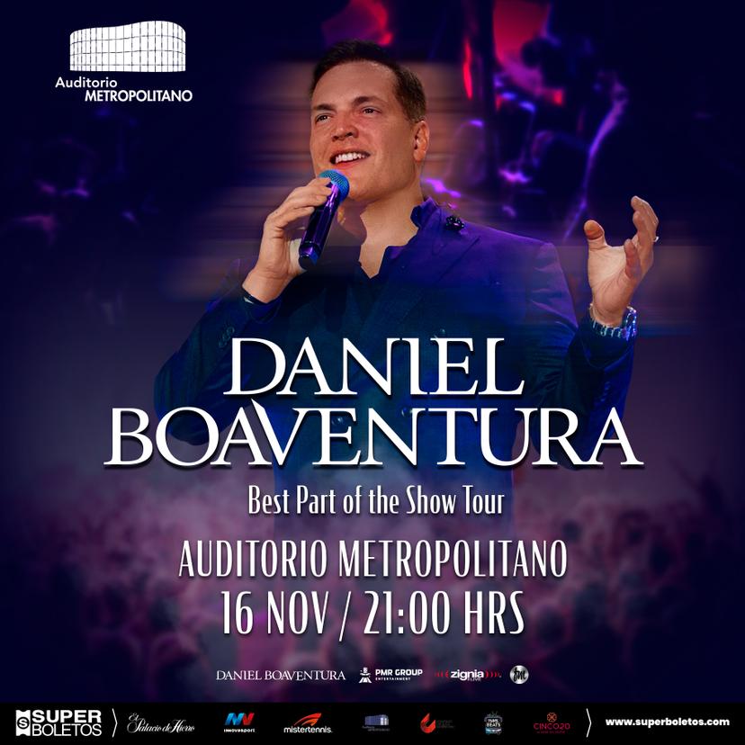 Daniel Boaventura se presentará el 16 de noviembre en Puebla