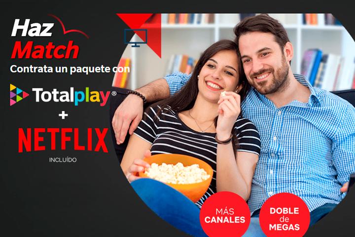 Totalplay anuncia paquete que incluye Netflix