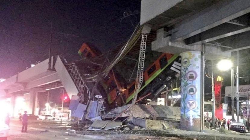 VIDEO Al menos 15 muertos por desplome de puente y vagón del metro en CDMX