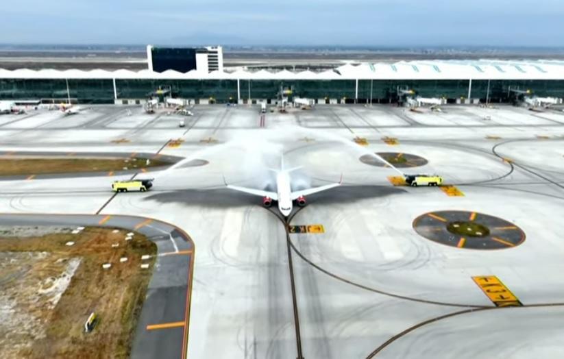 Despega primer vuelo de Mexicana desde el AIFA a Tulum