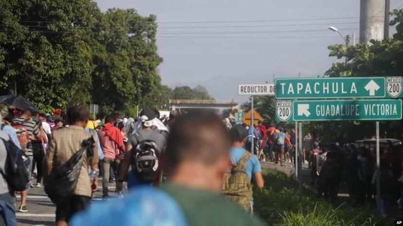 Caravanas migrantes alistan éxodo entre Chiapas y Oaxaca