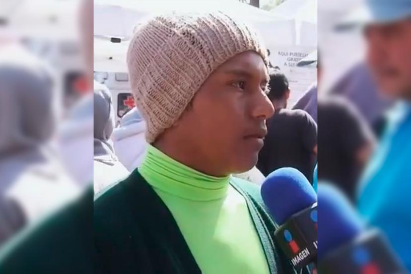 Migrante pide ayuda para localizar a su esposa y sus 3 hijos