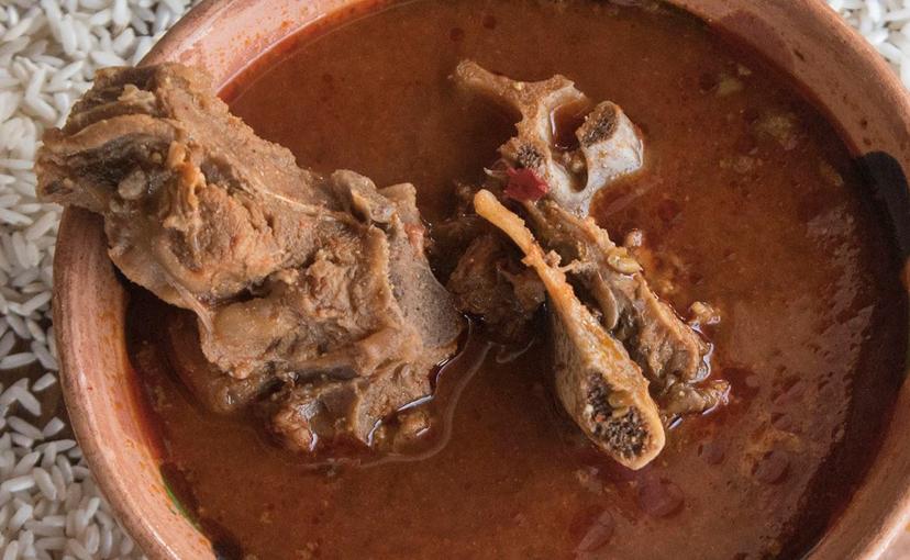 Mole de caderas a la oaxaqueña en Huajuapan de León