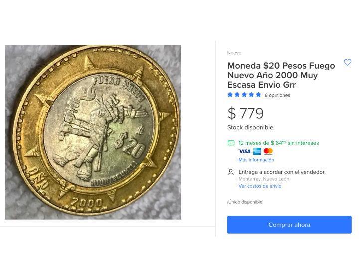 Monedas conmemorativas de 20 pesos ahora valen miles