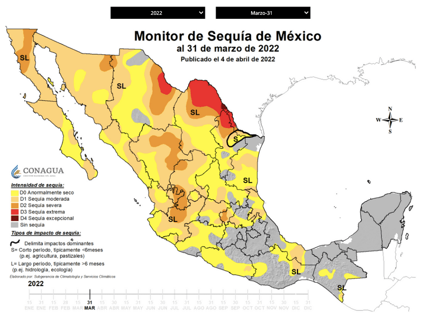 52.7 por ciento del territorio tlaxcalteca anormalmente seco: MSM