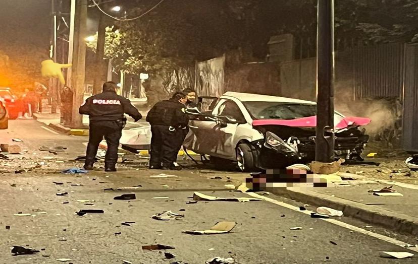 Captan figura extraña cerca de fatal accidente