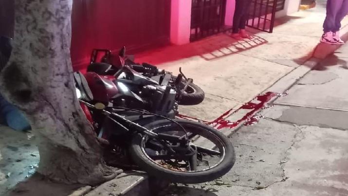 Fallece joven motociclista en calles de Texmelucan