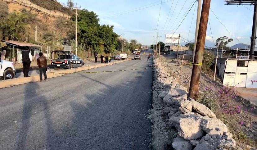 Motociclista pierde la vida en obras del Eje Poniente en Izúcar