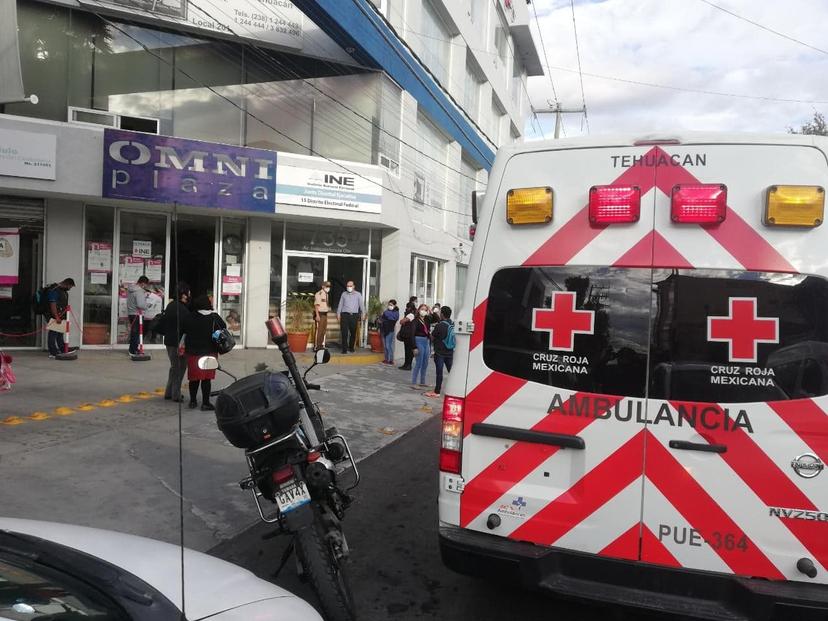 Muere empleado en instalaciones del INE Tehuacán