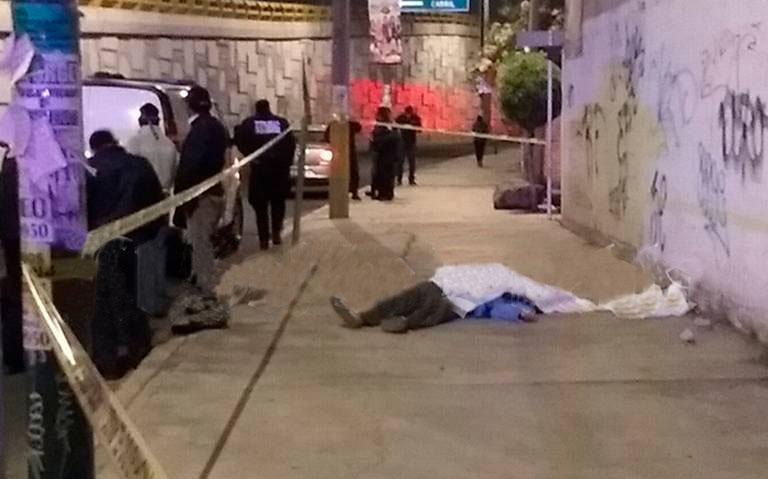 Lo matan de un balazo en pleno Periférico y la 11 sur