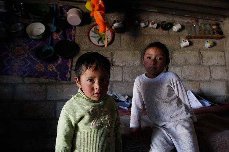 Uno de cada dos niños en la Sierra Negra padecen desnutrición