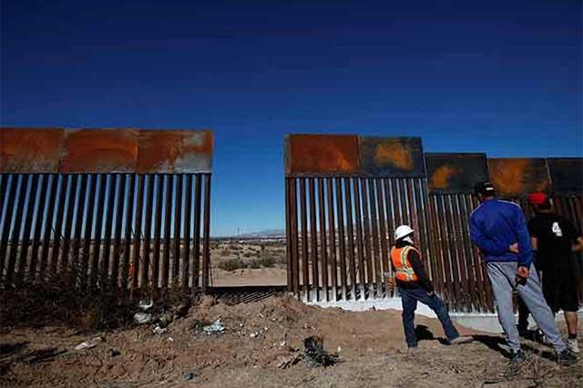 Tribunal federal detiene construcción del muro de Trump