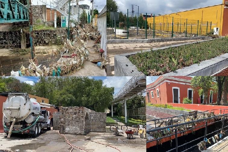 Se desborda el Atoyac e inunda 3 museos en La Constancia