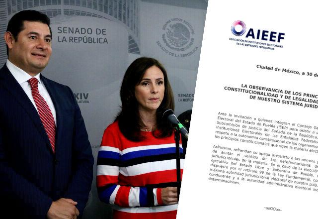 Pide AIEFF al Senado respetar autonomía del IEE Puebla