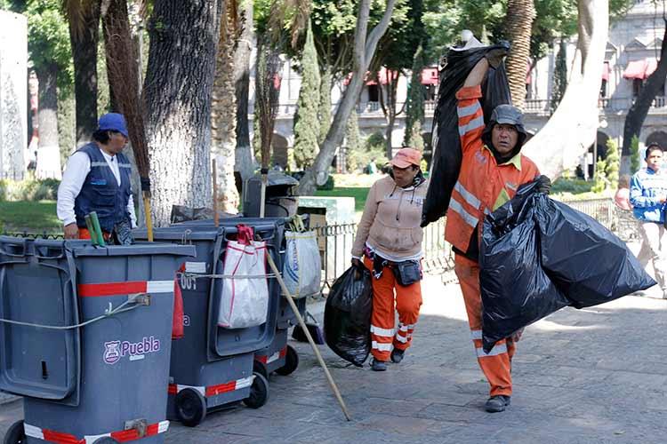 Otorga Ayuntamiento de Puebla 4.1% de alza salarial a trabajadores de limpia