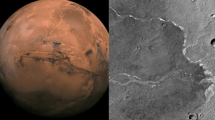 La NASA hallo indicios de agua, y vida molecular, en el subsuelo de Marte 