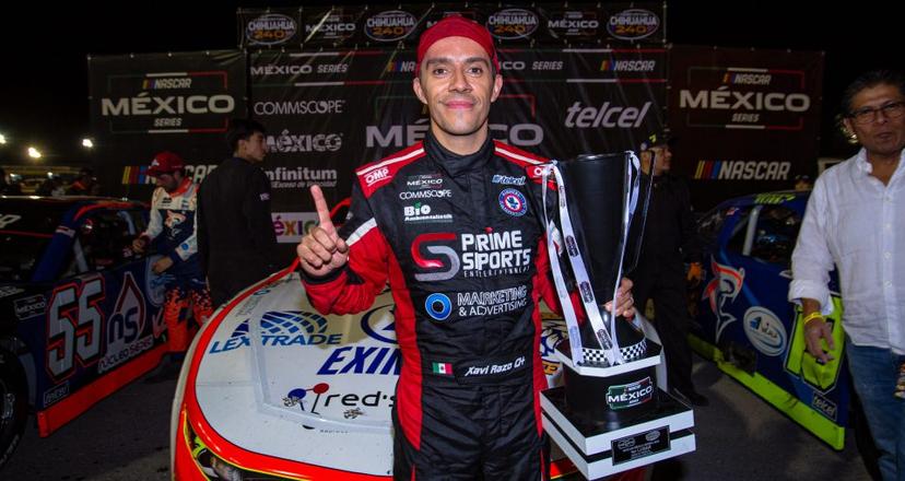 Razo aplastante, iluminó la noche de Chihuahua en NASCAR México