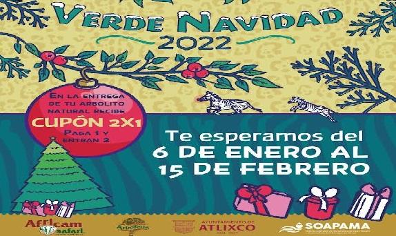 Atlixco se suma a la campaña de reciclaje Verde Navidad 2022