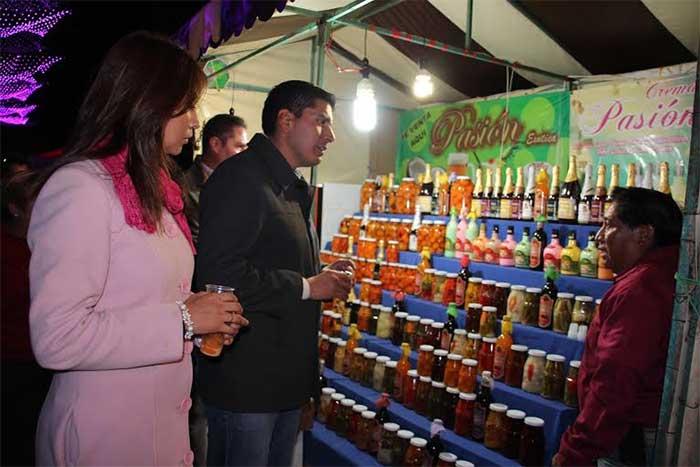 Inauguran Primer Expo Navidad con Sidra Huejotzingo 2014