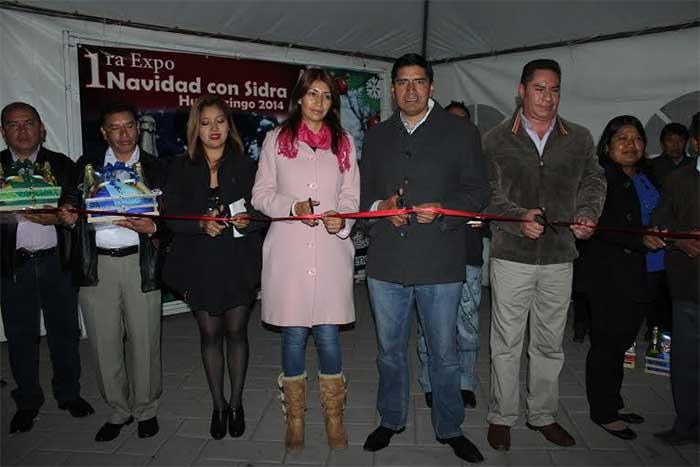 Inauguran Primer Expo Navidad con Sidra Huejotzingo 2014