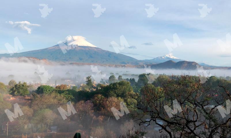 Maravilla a atlixquenses espectáculo mañanero de neblina