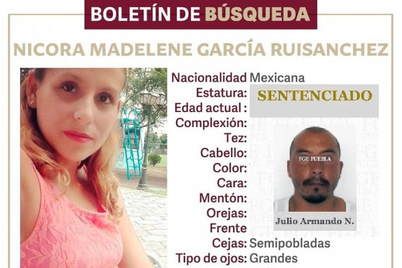 Armando pasará 42 años preso por desaparición de su ex pareja Nicora Madelene