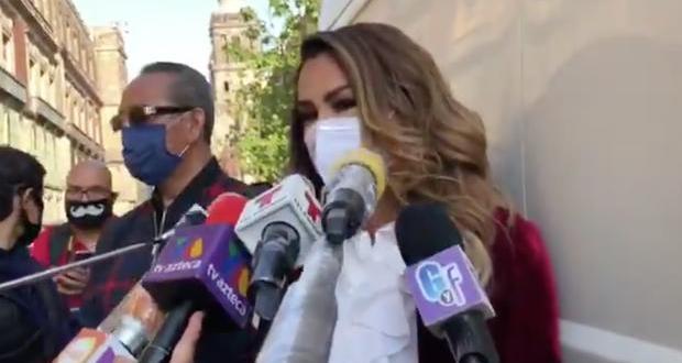 Ninel Conde acude a mañanera para pedir ayuda a AMLO