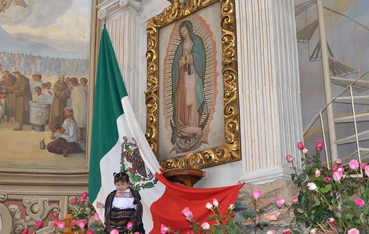 Encomiendan Fieles de Zacapoaxtla Niños Dieguitos a la Virgen de Guadalupe