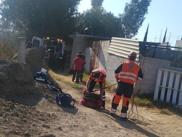 Niño cae a barranca en colonia El Salvador en Puebla