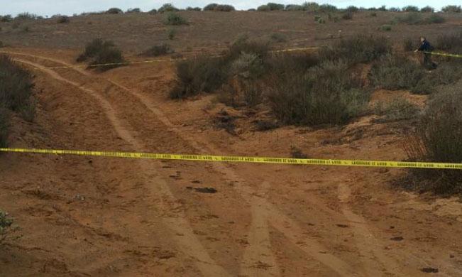 Campesinos hallan cadáver semienterrado en Tulcingo