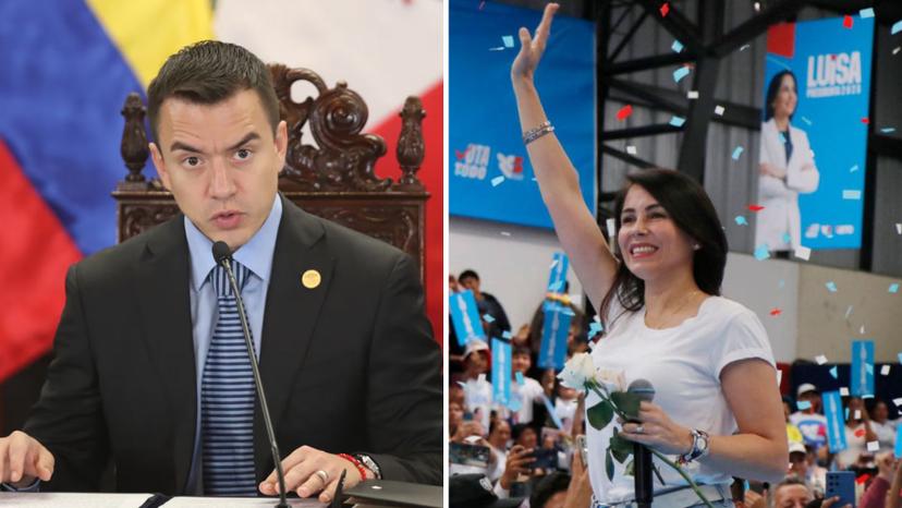 González frustra victoria electoral de Noboa en Ecuador; habrá 2da vuelta