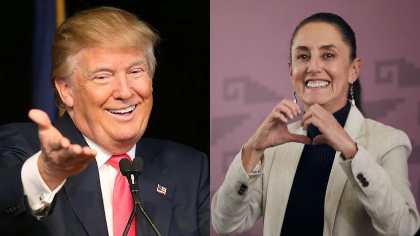 Tras llamada telefónica, Trump se refirió a Sheinbaum como una "mujer maravillosa"