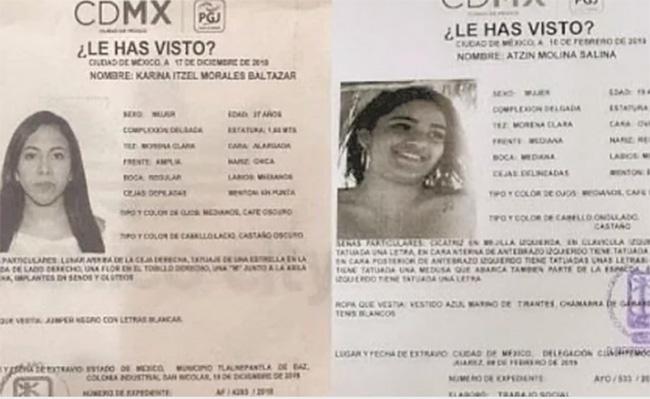 PGJ ofrece 4 mdp por información de las novias de La Unión Tepito