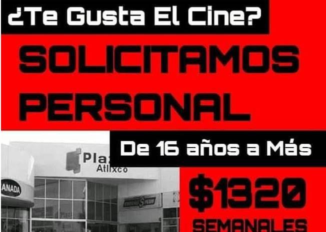 Defraudadores usan marca de cine en Atlixco para enganchar a personas