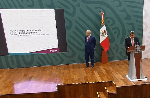 Ante AMLO anuncia Céspedes paquete de obras por 4 mil 500 mdp