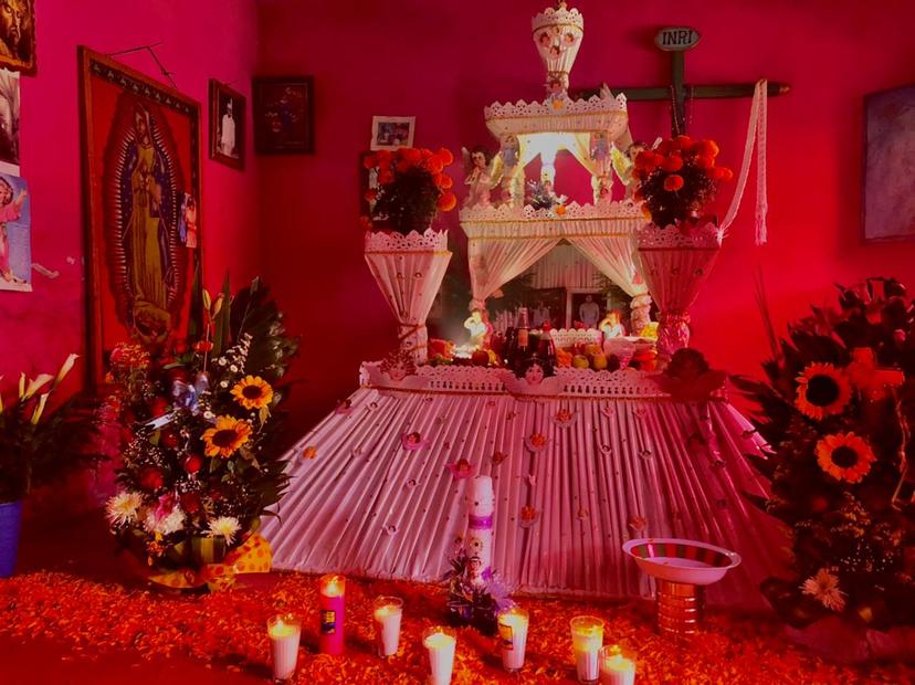 Abrieron este jueves la primera ofrenda monumental en Huaquechula